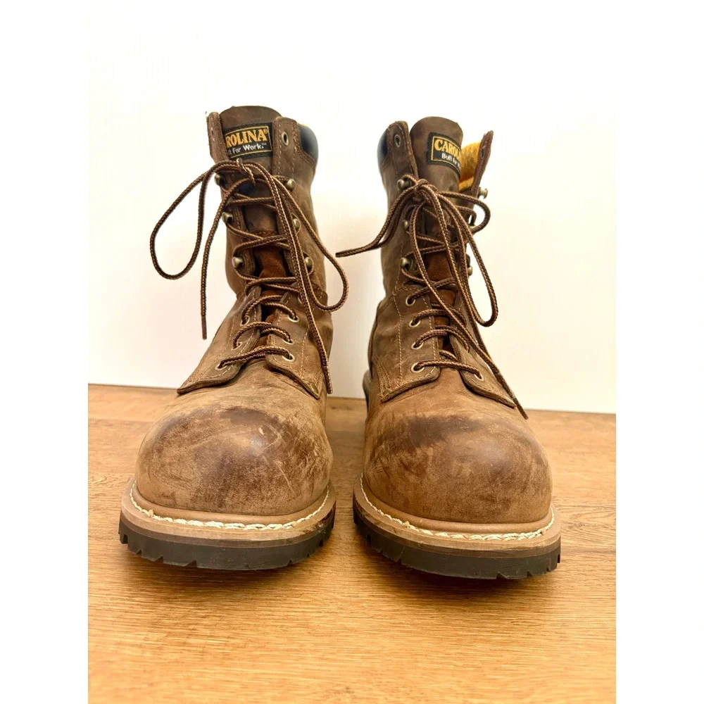 Carolina CA9853 Poplar Size 11 4E Composite Toe Logger Leather Work Boots